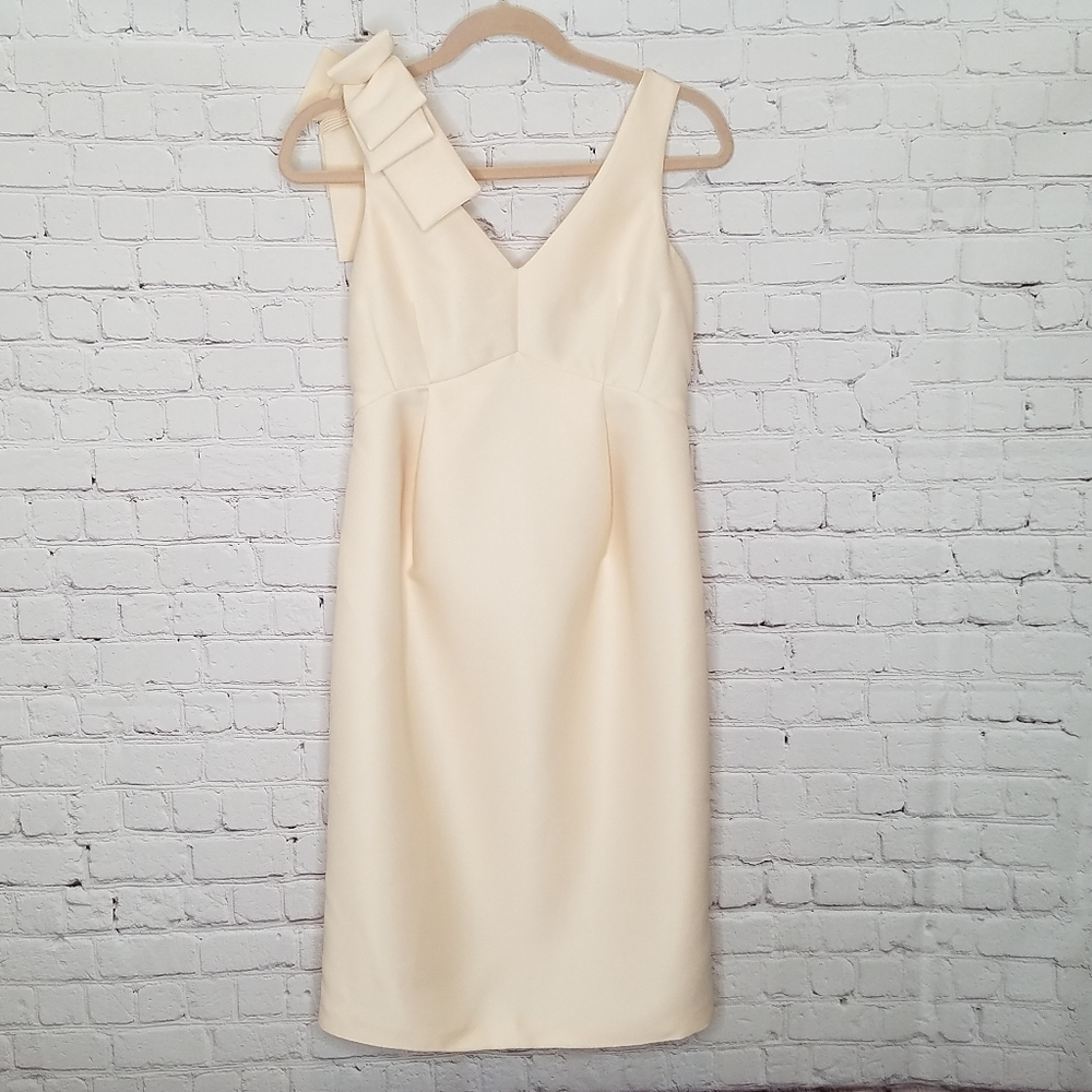 ASOS Maternity Dress Shoulder Bow Zip NWT Size 4